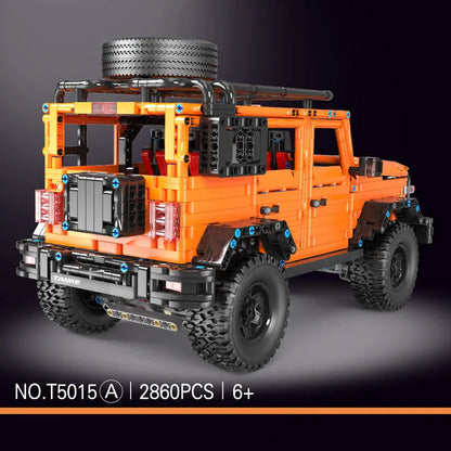 Tech MOC T5015 Off-Road SUV AWD Tank 300 Car Bricks Toys