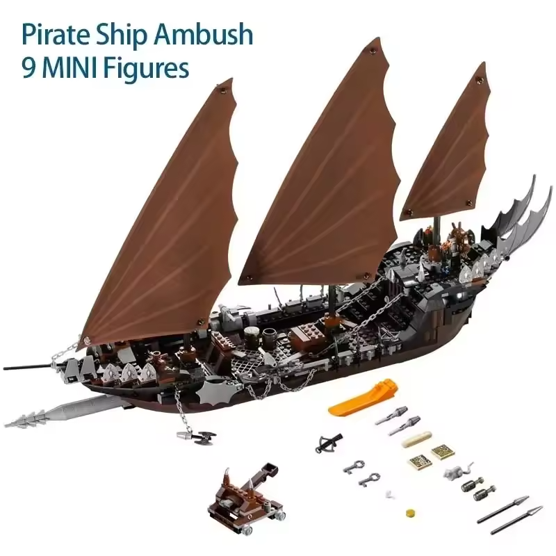 CUSTOM LEGO BLOCKS The Lord of the Rings: Pirate Ship Ambush (79008) ALL FIGURES