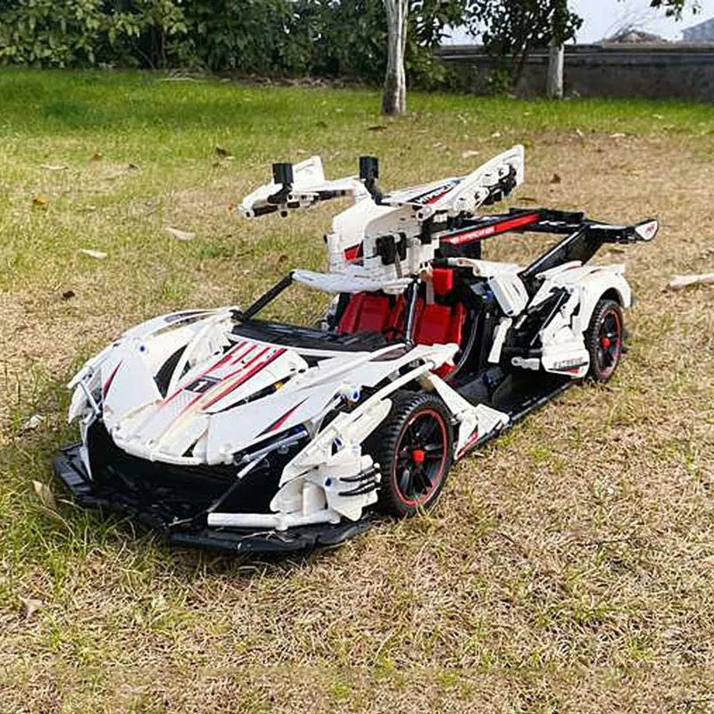 Tech MOC RC Motorized Apollo IE Racing Car Bricks Toy 61053