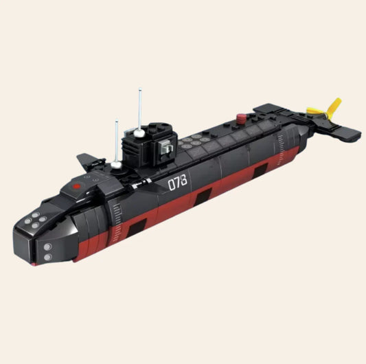 NEW War Submarine Building Blocks Set Model Adults MOC Military Navy Warship