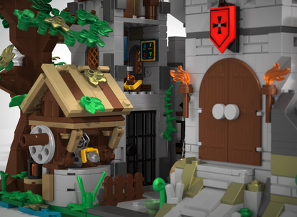 NEW 2568PCS Knight’s Fortress Building Blocks Set Medieval Castle MOC Model