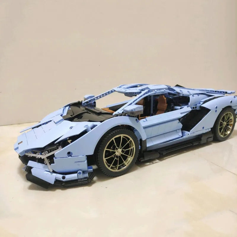 MOC 13056 APP RC Racing Car Lamborghini Hyper Bricks Toy