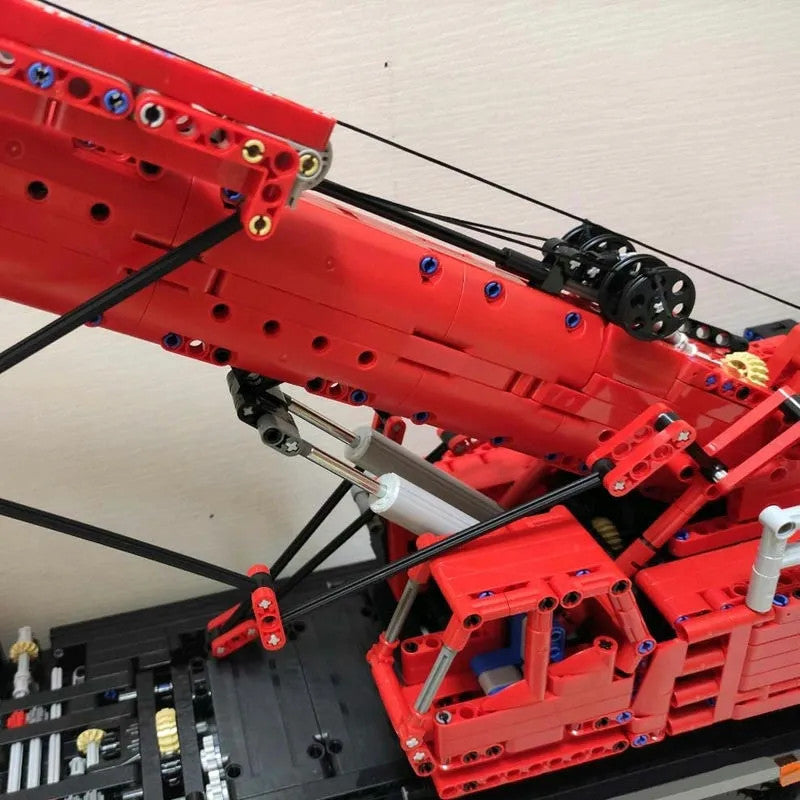 Tech MOC RC Heavy GMK Mobile Crane Truck Bricks Toy 17013