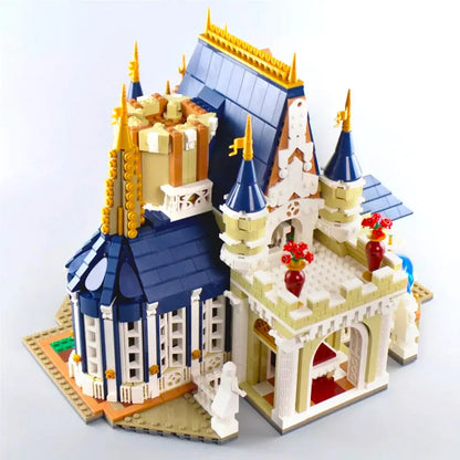 MOC Creative Expert Girl Princess Paradise Castle Bricks Toy