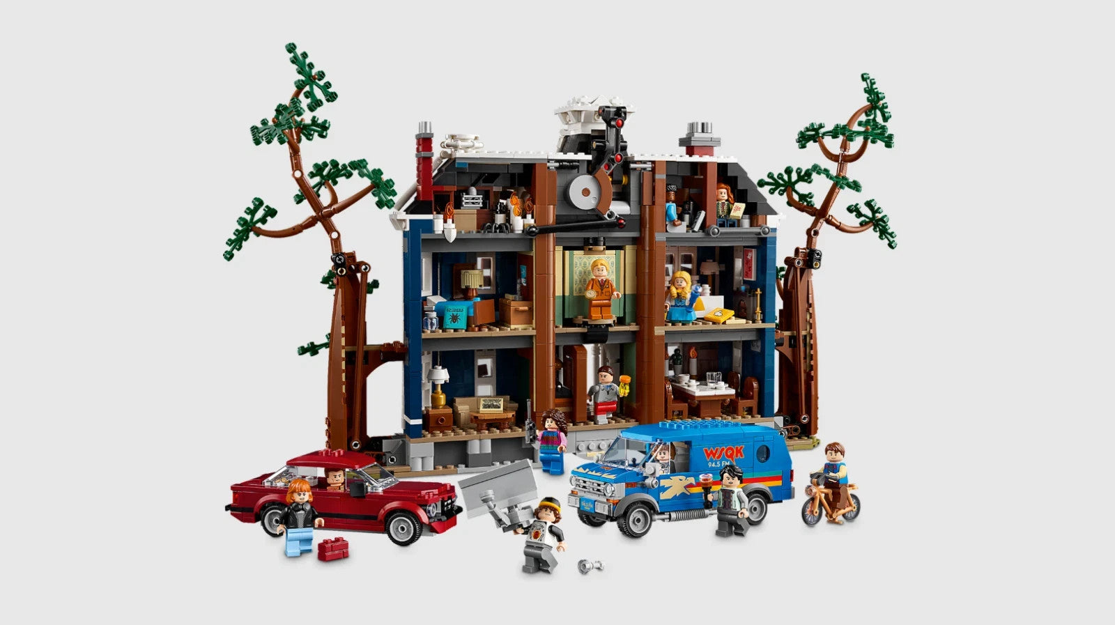 NEW 2593 PCS Stranger Things Creel House Building Block Set