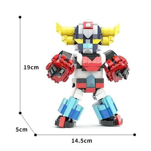 NEW 547PCS UFO Robot Goldrake SD Mecha Building Blocks Set