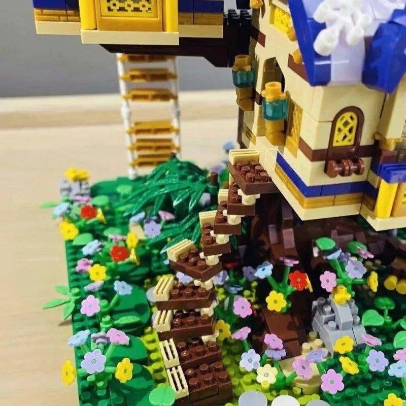 MOC Idea Experts MINI Bricks Elf Tree House Toys Kids