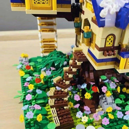 MOC Idea Experts MINI Bricks Elf Tree House Toys Kids