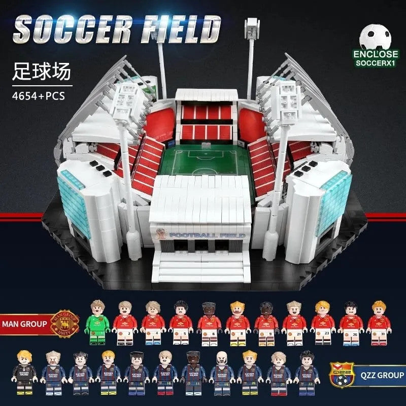 City Creator Expert MOC Soccer Football Stadium Bricks Toy