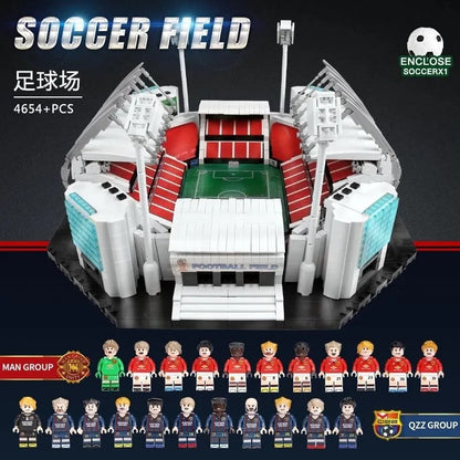 City Creator Expert MOC Soccer Football Stadium Bricks Toy