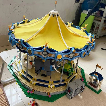 MOC 15036 Creator Expert Motorized Carousel Bricks Toy