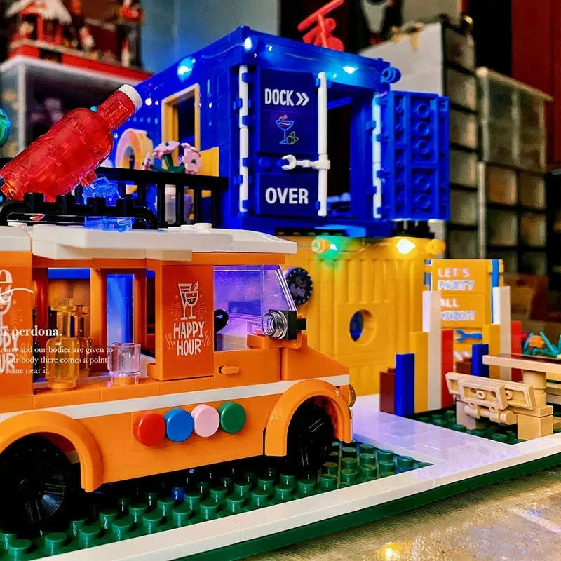 MOC Creator Experts Container Bar Bricks Kids Toys
