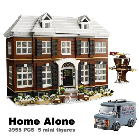 NEW 3955PCS Home Alone McAllister House Unbranded Creator Building Blocks Set
