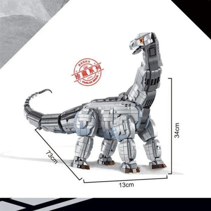 MOC Dinosaur World Brontosaurus Mech Bricks Toys 611006