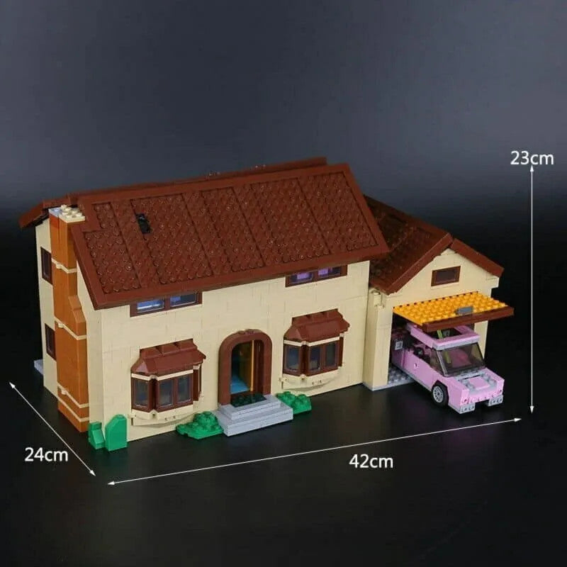 MOC Movie Creator The Simpsons House Bricks Toys