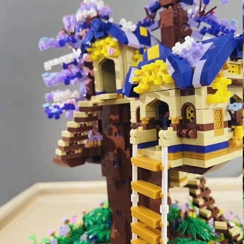 MOC Idea Experts MINI Bricks Elf Tree House Toys Kids