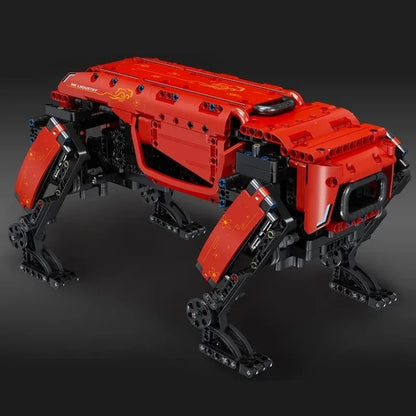 MOC Creator STEM Robot APP RC Red Dog Bricks Kids Toys