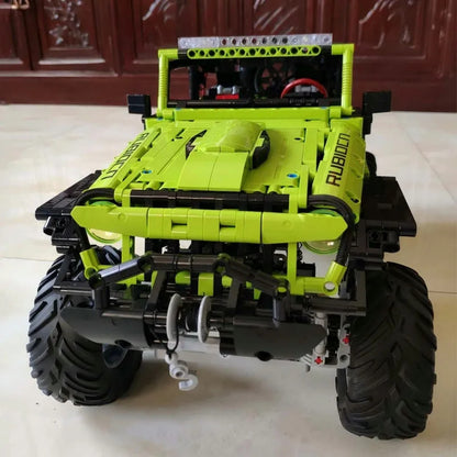 MOC Motorized RC Off-Road Wrangler Rubicon Bricks Toy