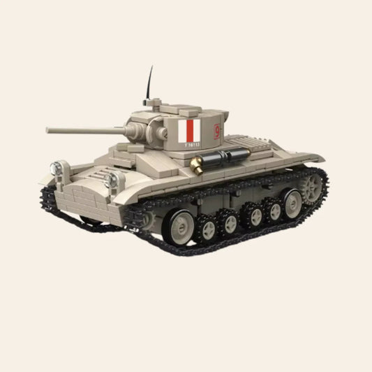 NEW Valentine I Tank Building Blocks Set Model Adults MOC WW2 British Military