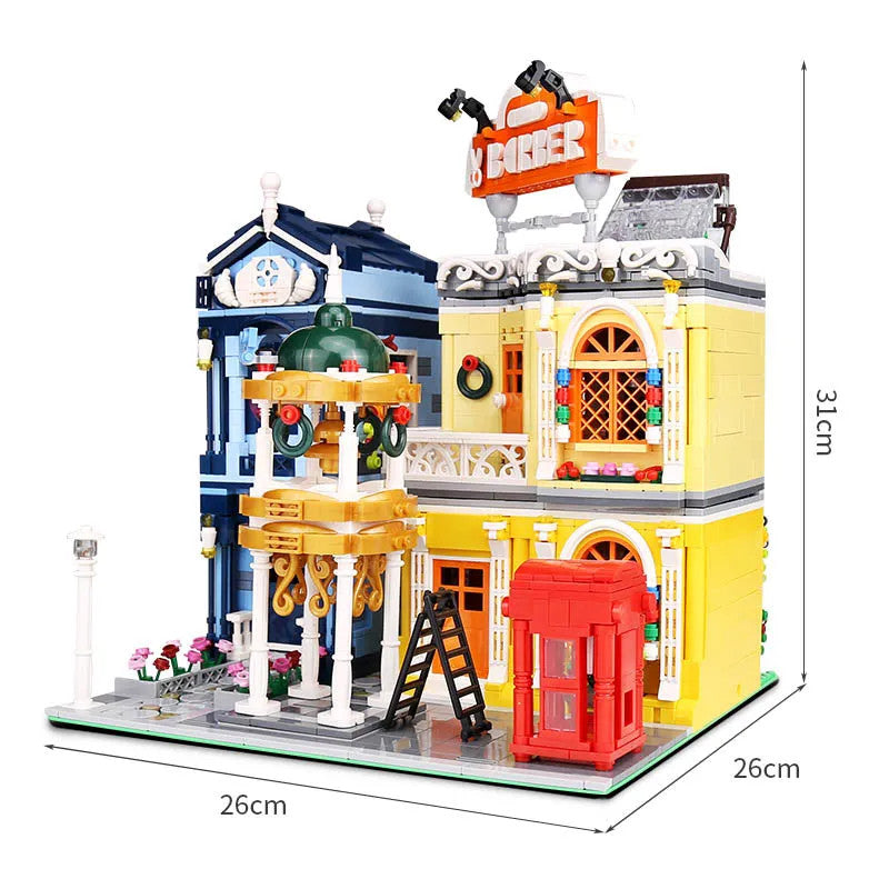 MOC Creator Experts City Barber Shop Bricks Toys 16031