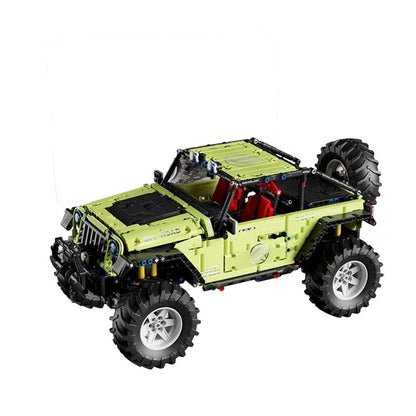 MOC Off-Road JEEP Wrangler Trailcat SUV Car Bricks Toy T5010A