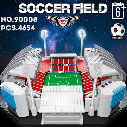 City Creator Expert MOC Soccer Football Stadium Bricks Toy