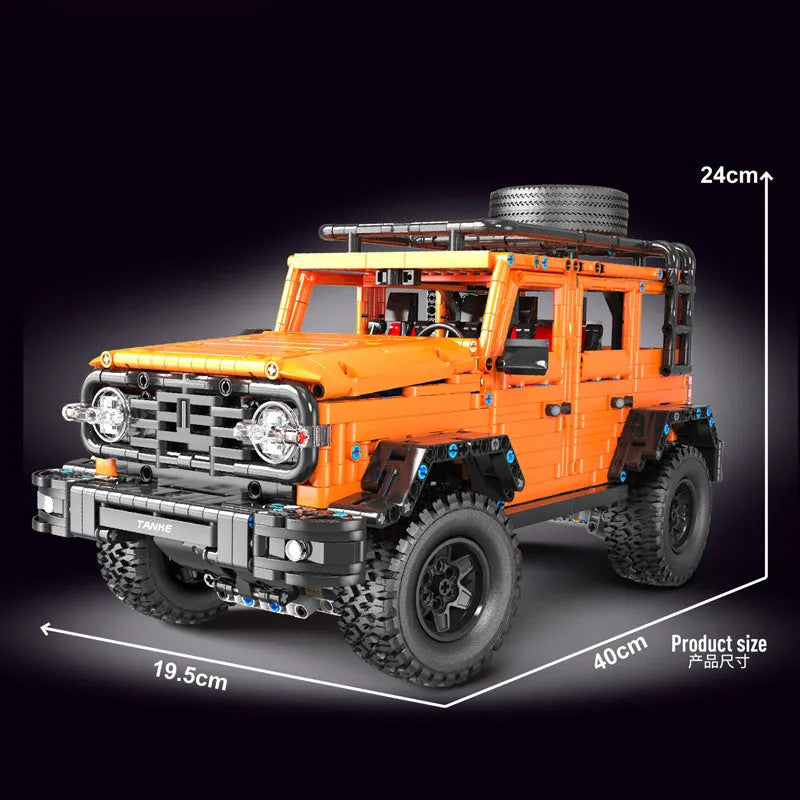 Tech MOC T5015 Off-Road SUV AWD Tank 300 Car Bricks Toys
