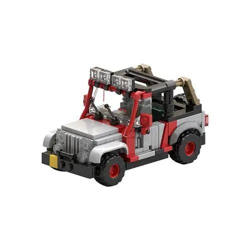 NEW 214PCS Jurassic Park Staff Jeep Movie Building Blocks Set
