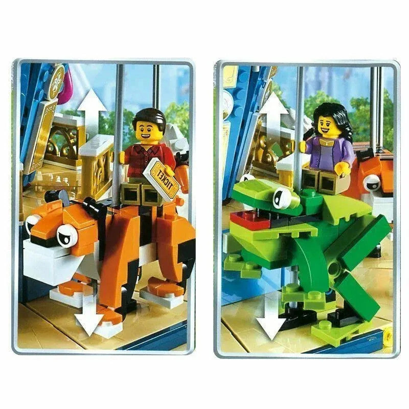 MOC 15036 Creator Expert Motorized Carousel Bricks Toy