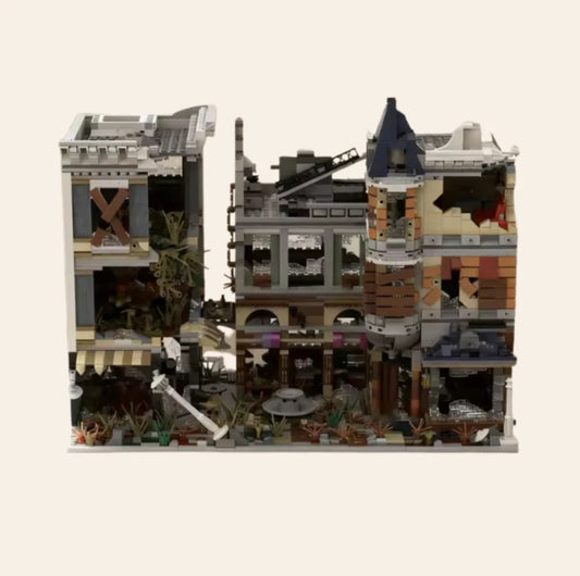 NEW Apocalypse City Square Building Blocks Set Zombie Survival Adults MOC