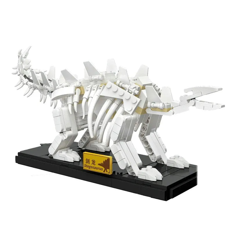 MOC Creative Idea Dinosaur World Stegosaurus Fossil Bricks Toy
