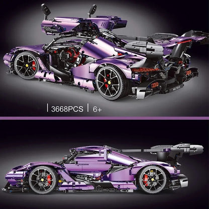 MOC Super Racing Car Gumpert Apollo IE Bricks Toys T5012B