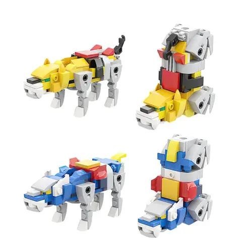NEW 716PCS Voltron Robot Mecha Building Blocks Display Set