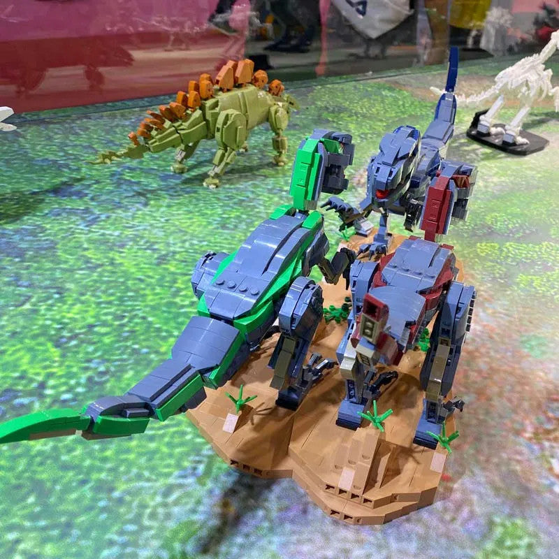 MOC Dinosaur World Velociraptor Bricks Toys 611003