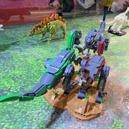 MOC Dinosaur World Velociraptor Bricks Toys 611003