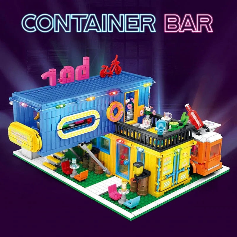 MOC Creator Experts Container Bar Bricks Kids Toys