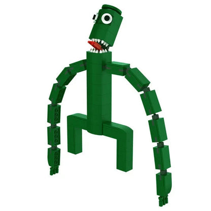 NEW 336PCS Rainbow Friends Green Monster Building Blocks Figure