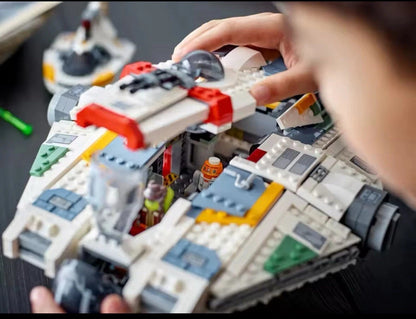 NEW 1394 PCS Star Wars Ghost Phantom II Ship 75357 Type Rebels Ahsoka Build