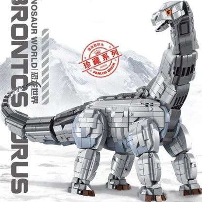 MOC Dinosaur World Brontosaurus Mech Bricks Toys 611006