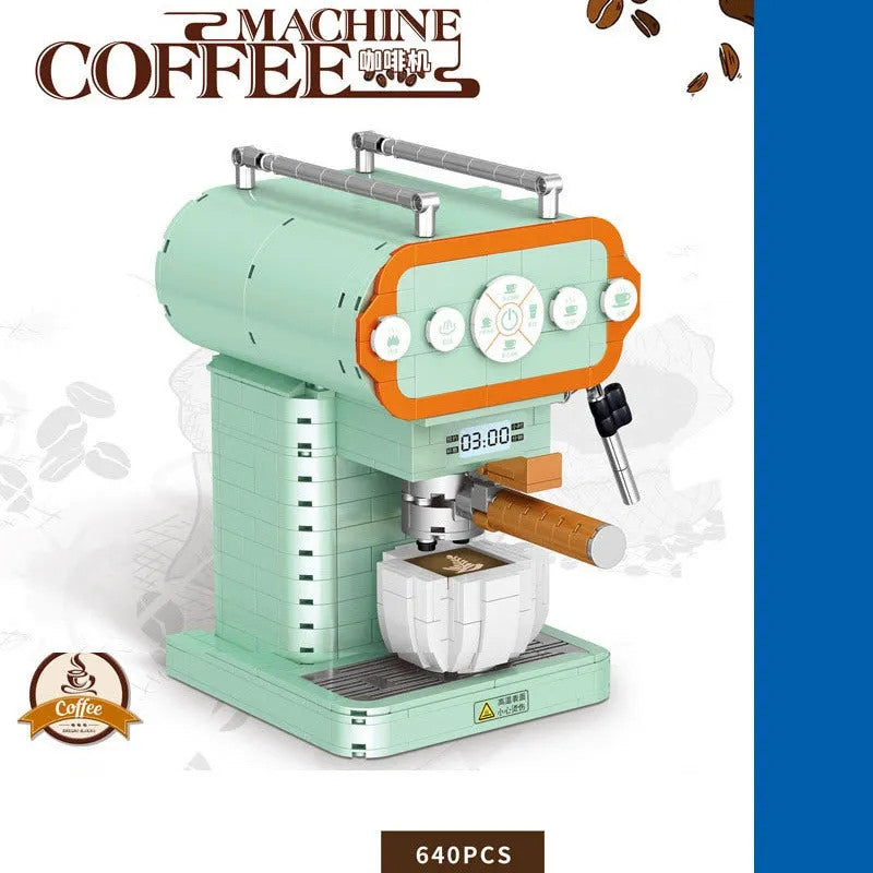 Creator MOC Coffee Machine MINI Bricks Toys 01008