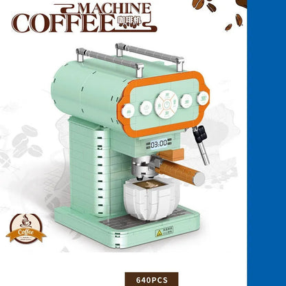 Creator MOC Coffee Machine MINI Bricks Toys 01008