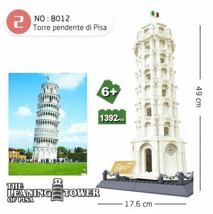 MOC Architecture Leaning Tower Of Pisa Bricks Toy