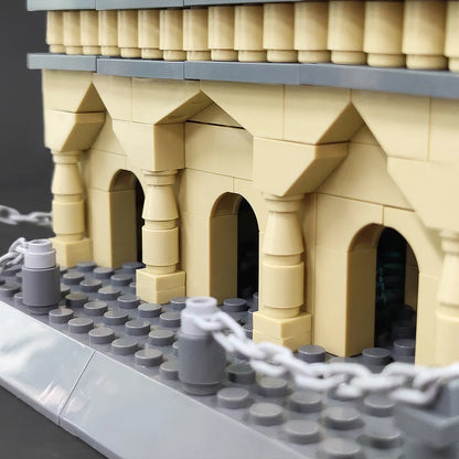 MOC Architecture Paris Notre Dame Cathedral Bricks Toy