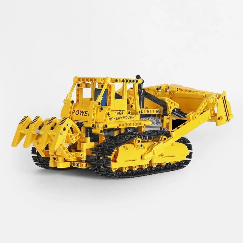 Tech MOC APP Bulldozer RC Caterpillar D8K Bricks Toy 17024