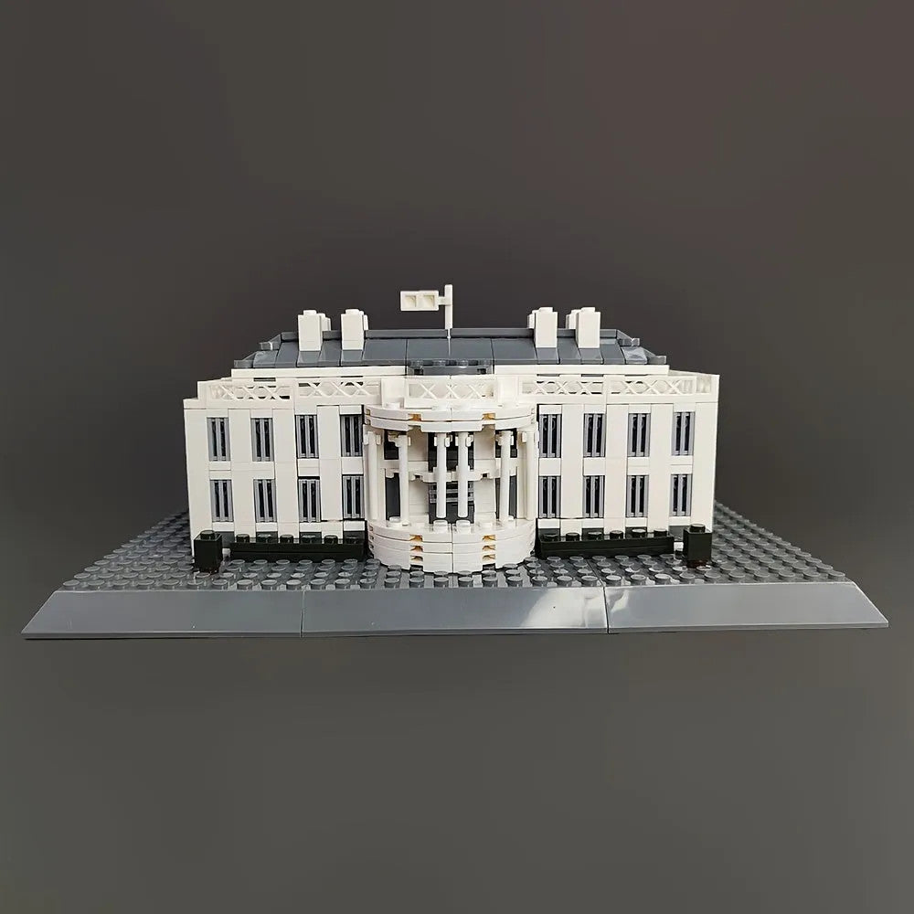 MOC Architecture 7018 White House Bricks Skyline Kids Toys
