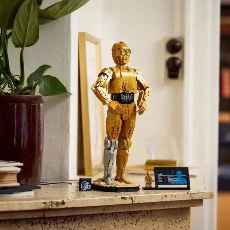 ⭐NEW UCS C-3PO Droid Building Blocks Model Set – 1138PCS