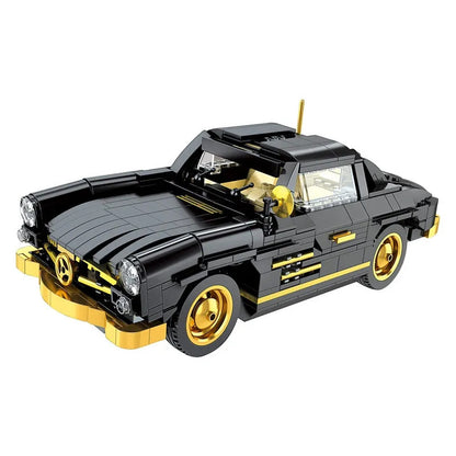 MOC Classic Mercedes Benz 300SL Gullwing Sports Car Bricks Toy