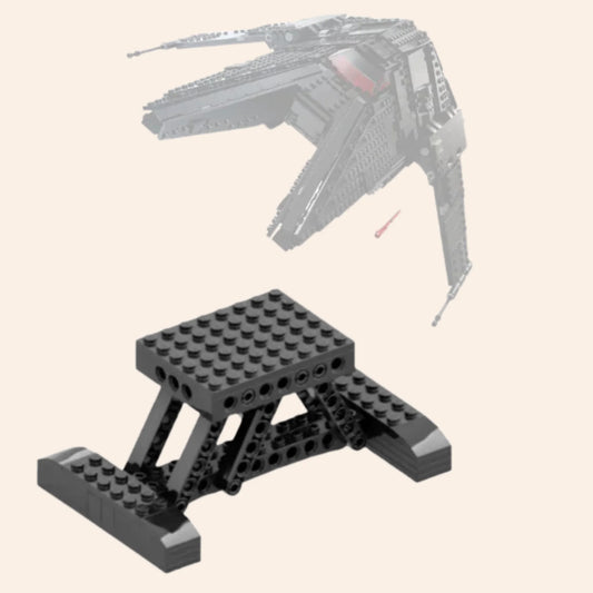 NEW Transporter Ship Display Stand ONLY Building Blocks Model Adults MOC