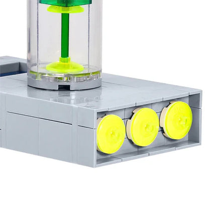 NEW 188PCS Rick and Morty Portal Gun Sci Fi Building Blocks Set
