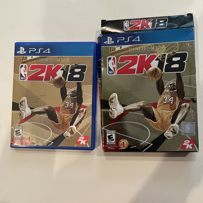 NBA 2K18 Legend Edition Gold ( PS4 PlayStation 4)  - CASE AND BOX ONLY NO GAME